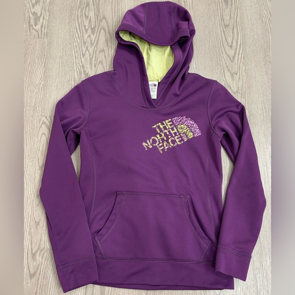 THE NORTH FACE Hoodie/Pullover Purple/Yellow Size S/P‎ - Picture 3 of 8
